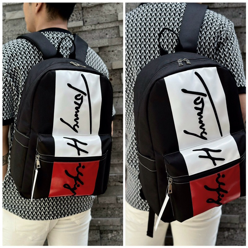 Balo Thể Thao Nam Nữ TM LOGO THÊU Basic Backpack Chất Liệu Polyester Cao Cấp Chống Nước Đựng Được Laptop 15,6 Inch