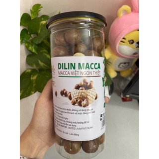 Hạt Macca nứt vỏ Sạch 500 Gram - Hộp tặng quà - Tặng kèm khui hạt