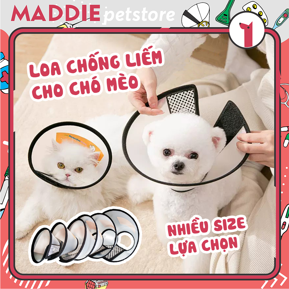 LOA Y TẾ CHỐNG LIẾM DÀNH CHO CHÓ MÈO