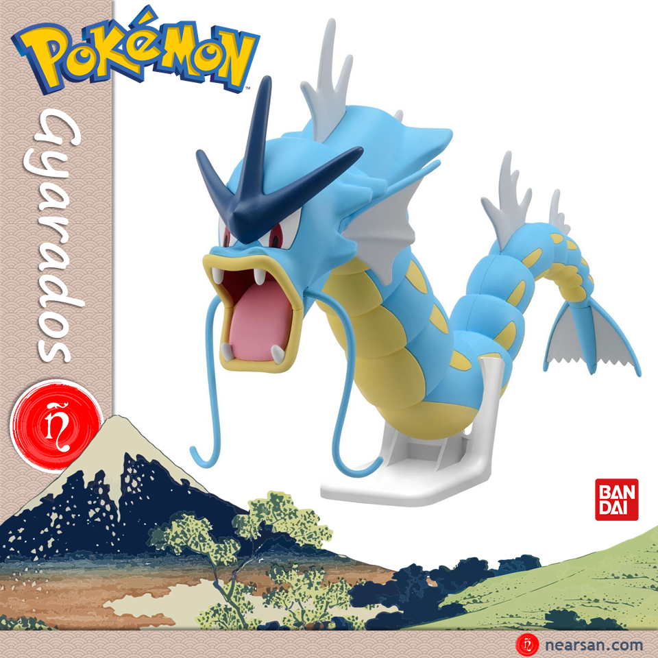 Gyarados mô hình bandai pokemon plastic model collection pokepla 52