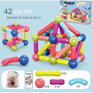 Bộ đồ chơi xếp hình nam châm 42 chi tiết - 065