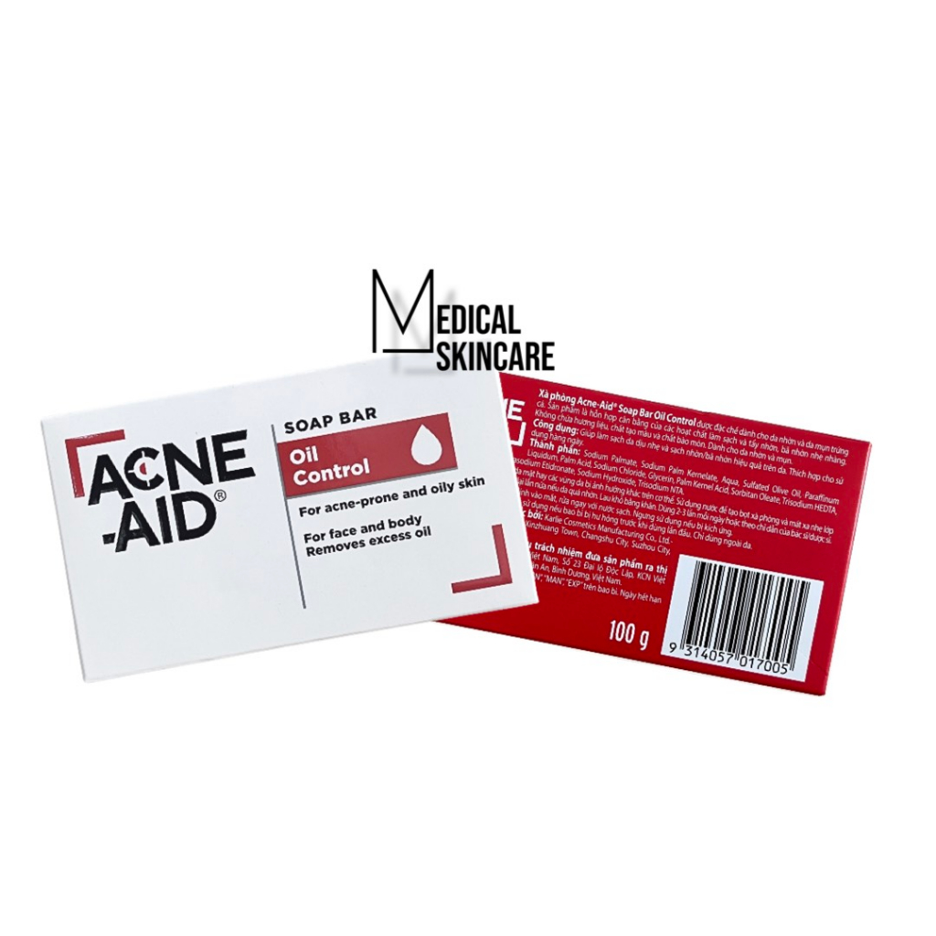 Xà phòng Acne acid Bar- làm sạch da tẩy nhờn - da dầu- da mụn- trứng cá 100g