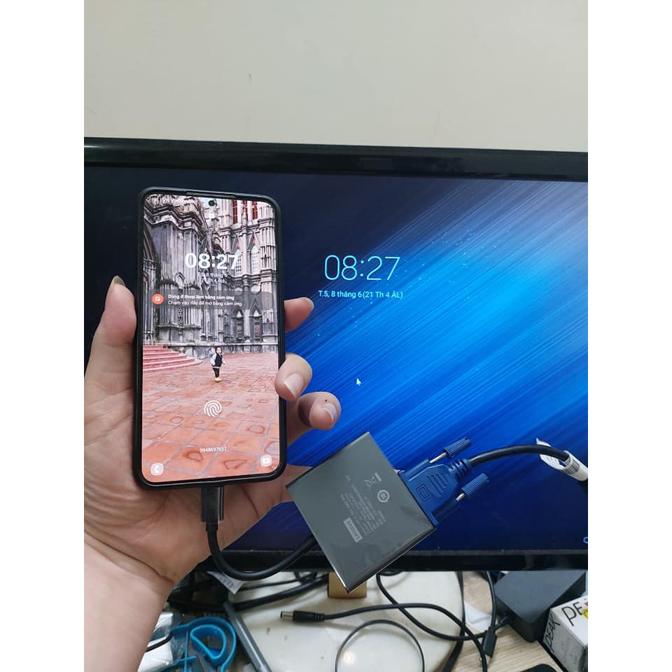 HUB chuyển Lenovo Type C 4 trong 1