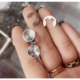 Cặp chốt xỏ gác chân inox Ya - Hon siêu sáng