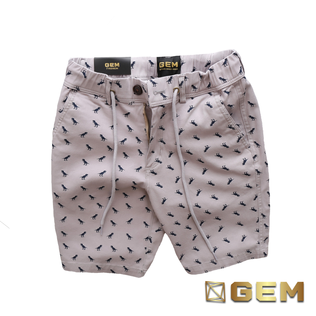 Quần short nam kaki lưng thun co giãn, quần đùi nam chất kaki lưng thun thoải mái