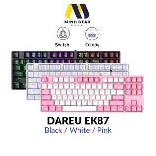 Bàn phím cơ gaming dareu ek87 multi-led