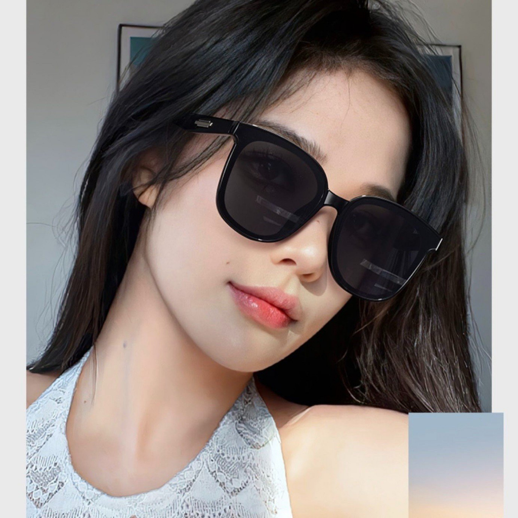 Kính Râm Dáng Vuông Tràn Viền Oversize Thời Trang Dành Cho Nam Và Nữ