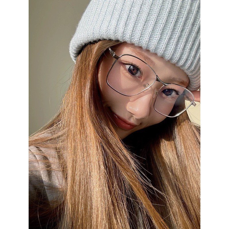 Gọng Kính Thời Trang Kim Loại Dáng Vuông Nam Nữ  - Hàng Đẹp