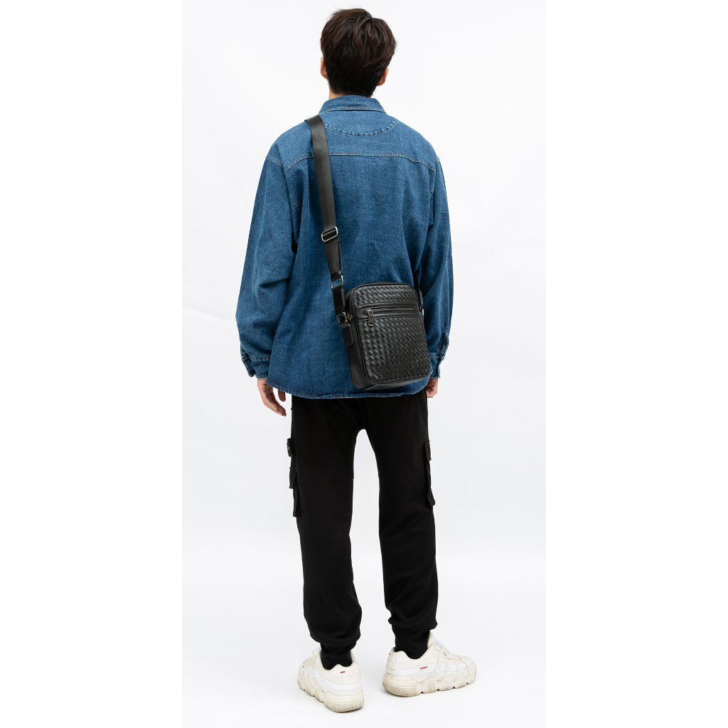 TÚI ĐEO CHÉO NAM DÁNG ĐỨNG ĐỰNG ĐIỆN THOẠI IPAD THỜI TRANG PHONG CÁCH 600