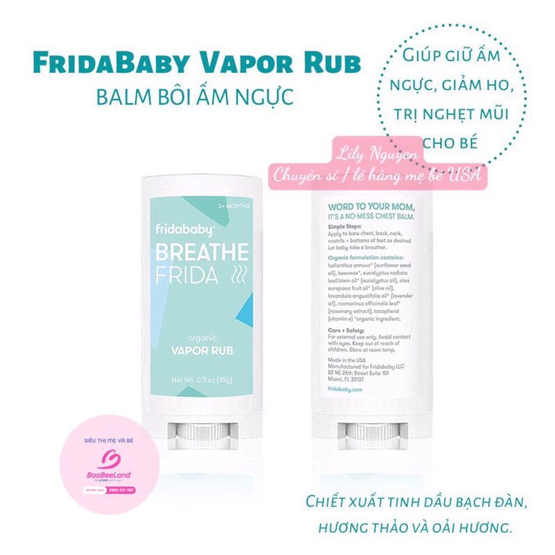 Bộ kit chăm sóc những ngày bé ốm COMBO BREATHE EASY KID FRIDA BABY -