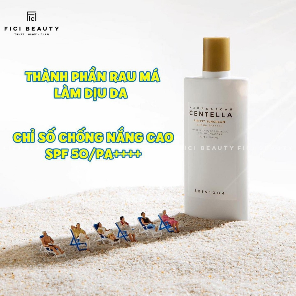Kem Chống Nắng Lành Tính SKIN1004 Madagascar Centella Air-Fit Suncream Plus 50mL