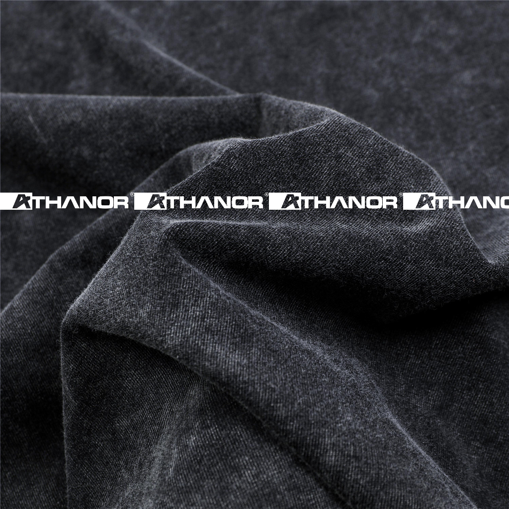 Áo thun wash chính hãng ATHANOR form rộng tay lỡ cotton 100% premium mẫu HUMANPEACE