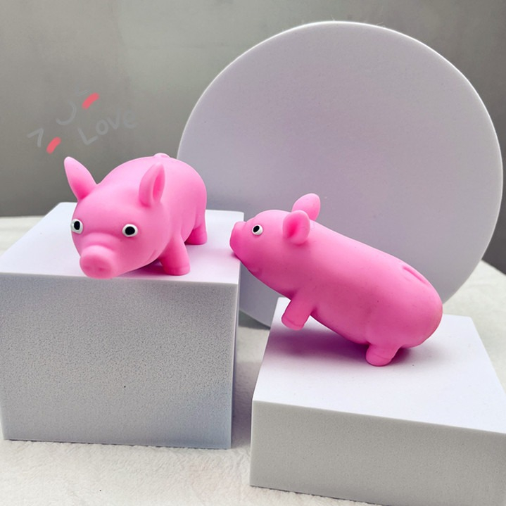 Heo Hồng Kéo Dài Bóp Mềm ⚡ HOT TREND ⚡ Squishy Mochi Lợn Hồng Cute, Đồ Chơi Xả Stress Dễ Thương Xua Tan Căng Thẳng