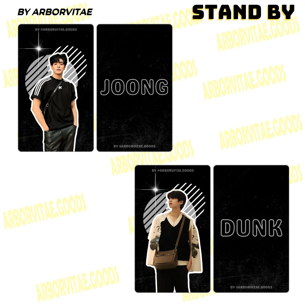 Card bo góc "STAND BY" - Joong Dunk