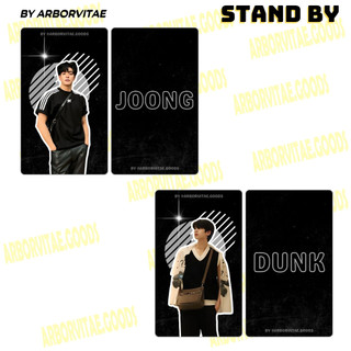 Card bo góc "stand by" - joong dunk