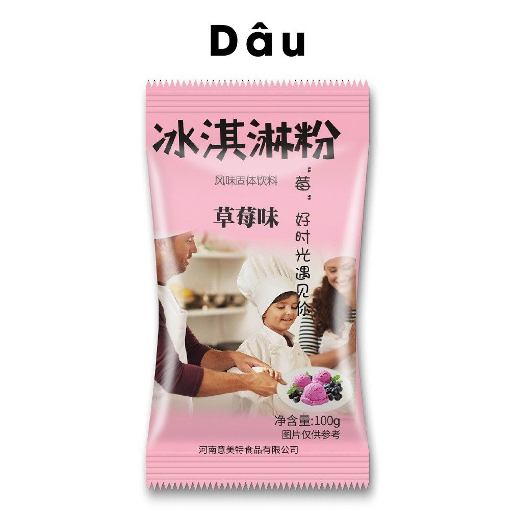 Bột Làm Kem 6 Vị Không Cần Dùng Máy 💖𝑭𝑹𝑬𝑬 𝑺𝑯𝑰𝑷💖 Bột Làm Kem Thơm Ngon, Hấp Dẫn, Dễ Làm