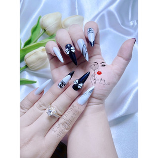 Bộ 24 móng nail thiết kế ảnh 9 chủ
