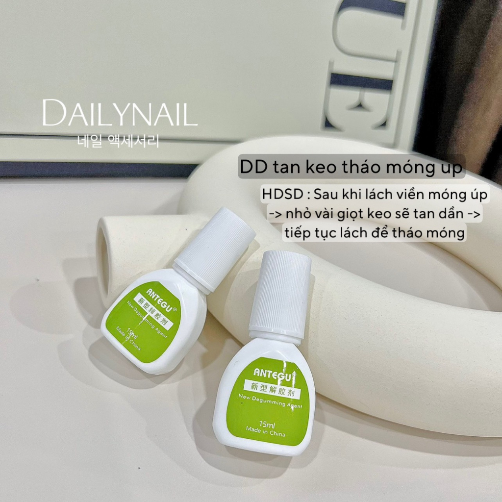Nước tan Keo tháo móng úp Antegu hàng Chính hãng