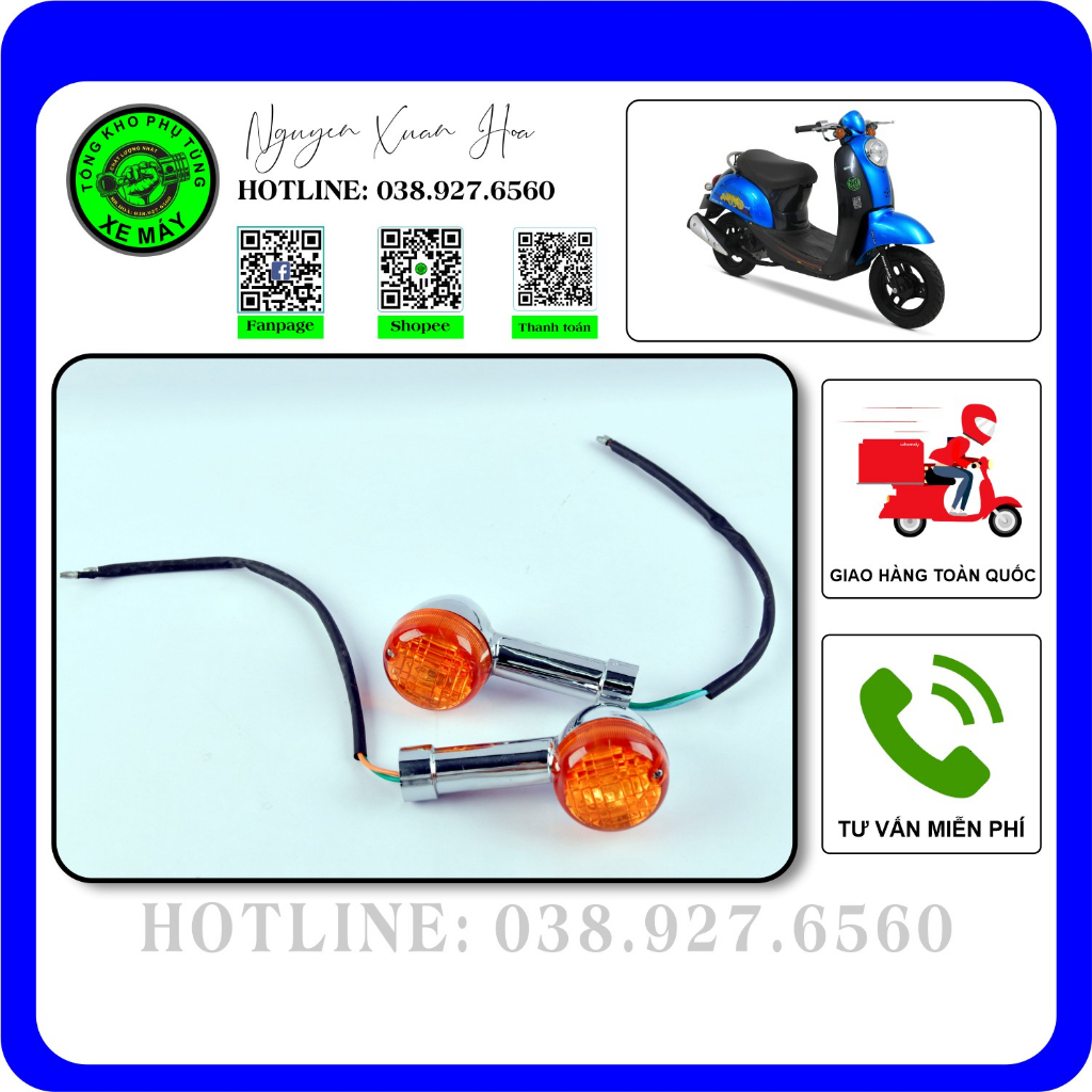 Xi nhan Scoopy 50cc/ Scoopy Nhật nội địa/ Scoopy tàu (hàng nhập khẩu) - Xi nhan phía trước