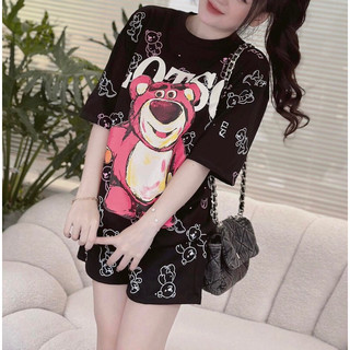 ( SẴN HCM ) SET ĐÙI S/C GẤU DÂU 🐻🍓