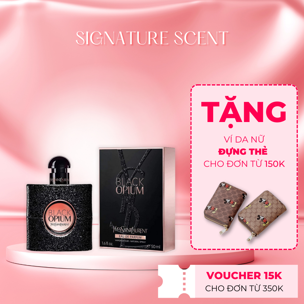 Nước Hoa B​​lack Opium Y​​SL EDP 90ml - Hương Thơm Quyến Rũ, Nữ Tính