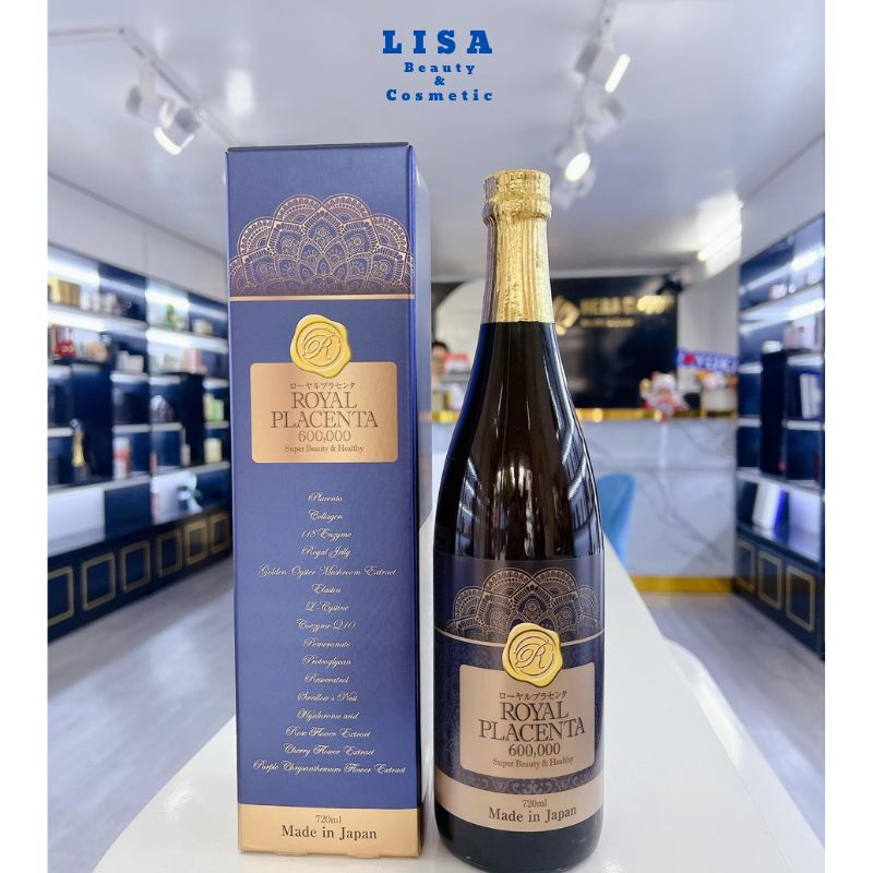 Nước Uống Đẹp Da, Chống OXY Hoá Royal Placenta 600,000 720ml Nhật Bản.