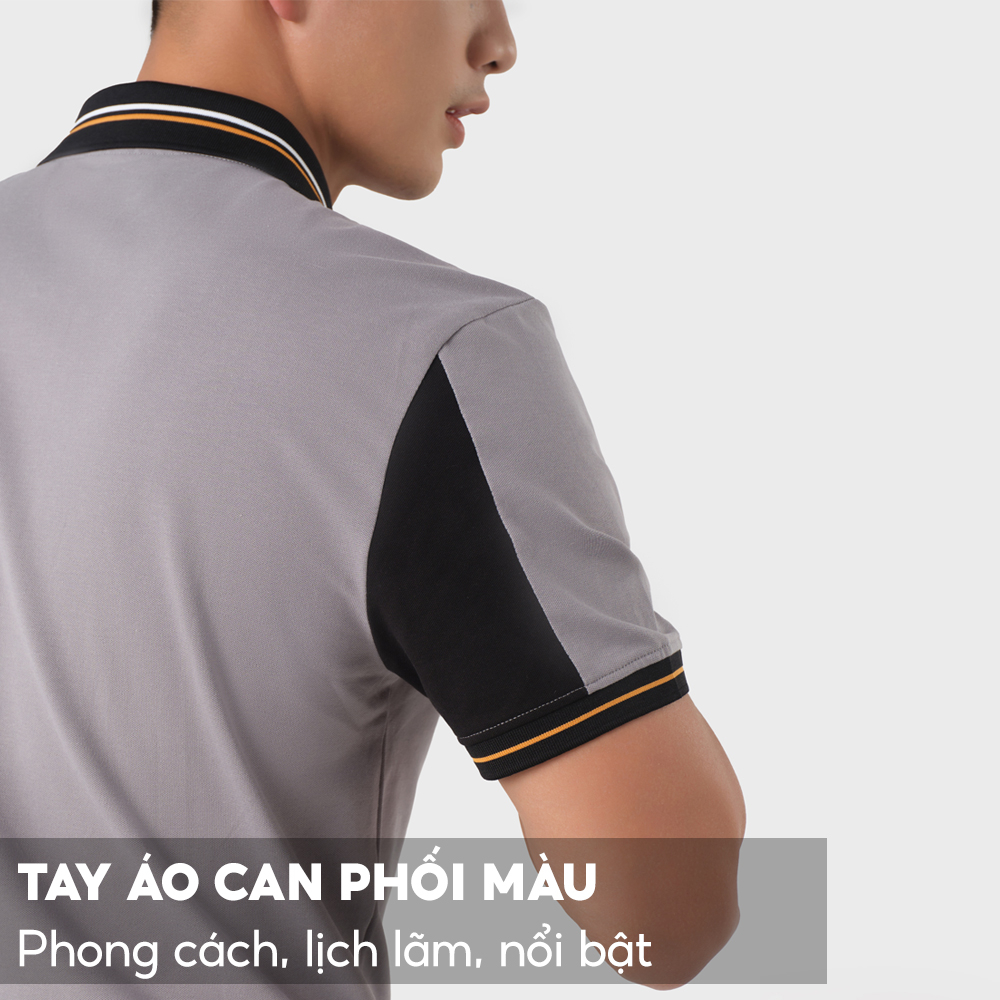 Áo Polo Nam 5S Protect, Vải Cotton Mềm Mịn, Thoáng Mát, Phom Tôn Dáng (01-APC23014)