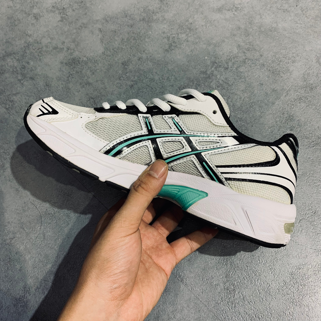 Giày 2hand ASICS Gel-1130 White Black Teal  1201A531-101 - 6165