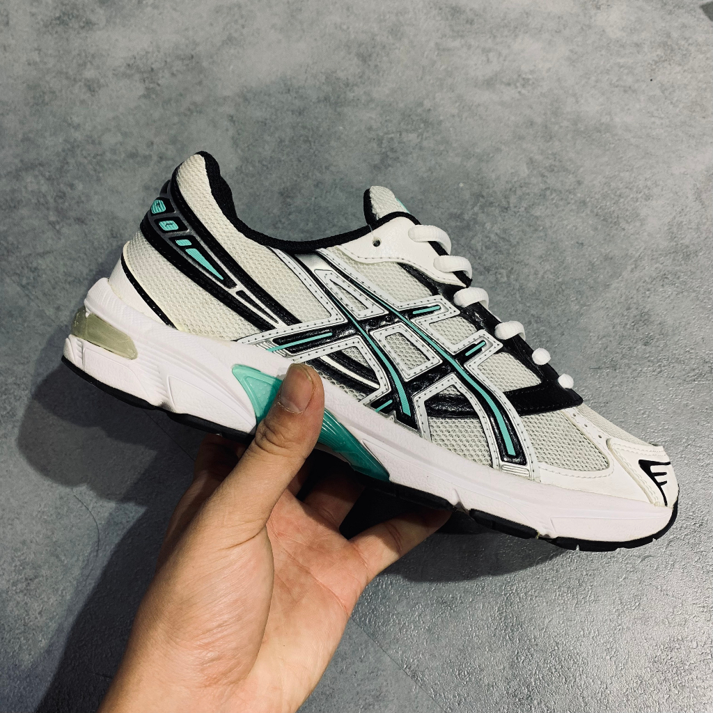 Giày 2hand ASICS Gel-1130 White Black Teal  1201A531-101 - 6165