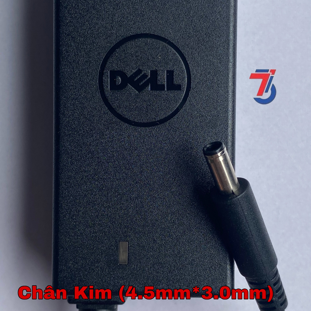Sạc Laptop DELL 19,5V-2.31A  Chân Kim Nhỏ 4.5*3.0mm loại tốt bảo hành 12 tháng - Adapter Dell