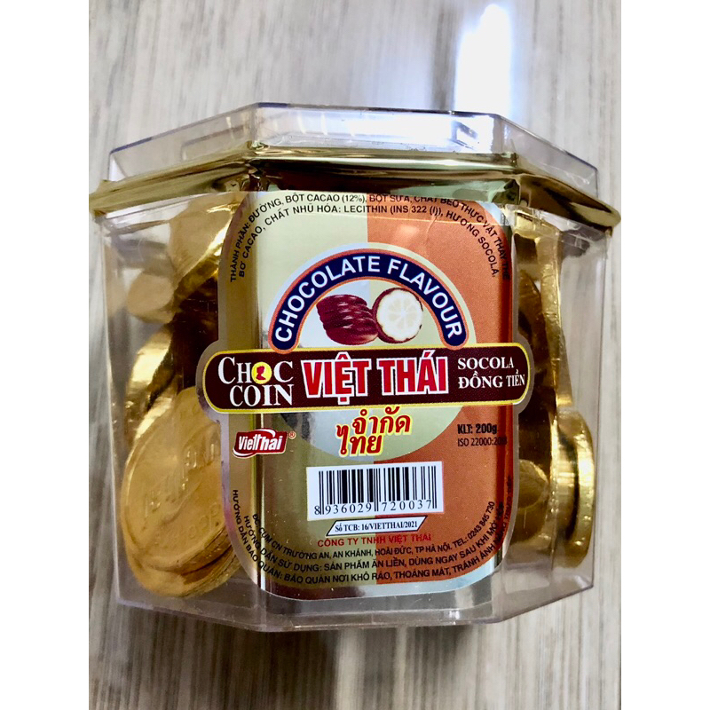 Socola dong tien Việt Thái 200g/hủ