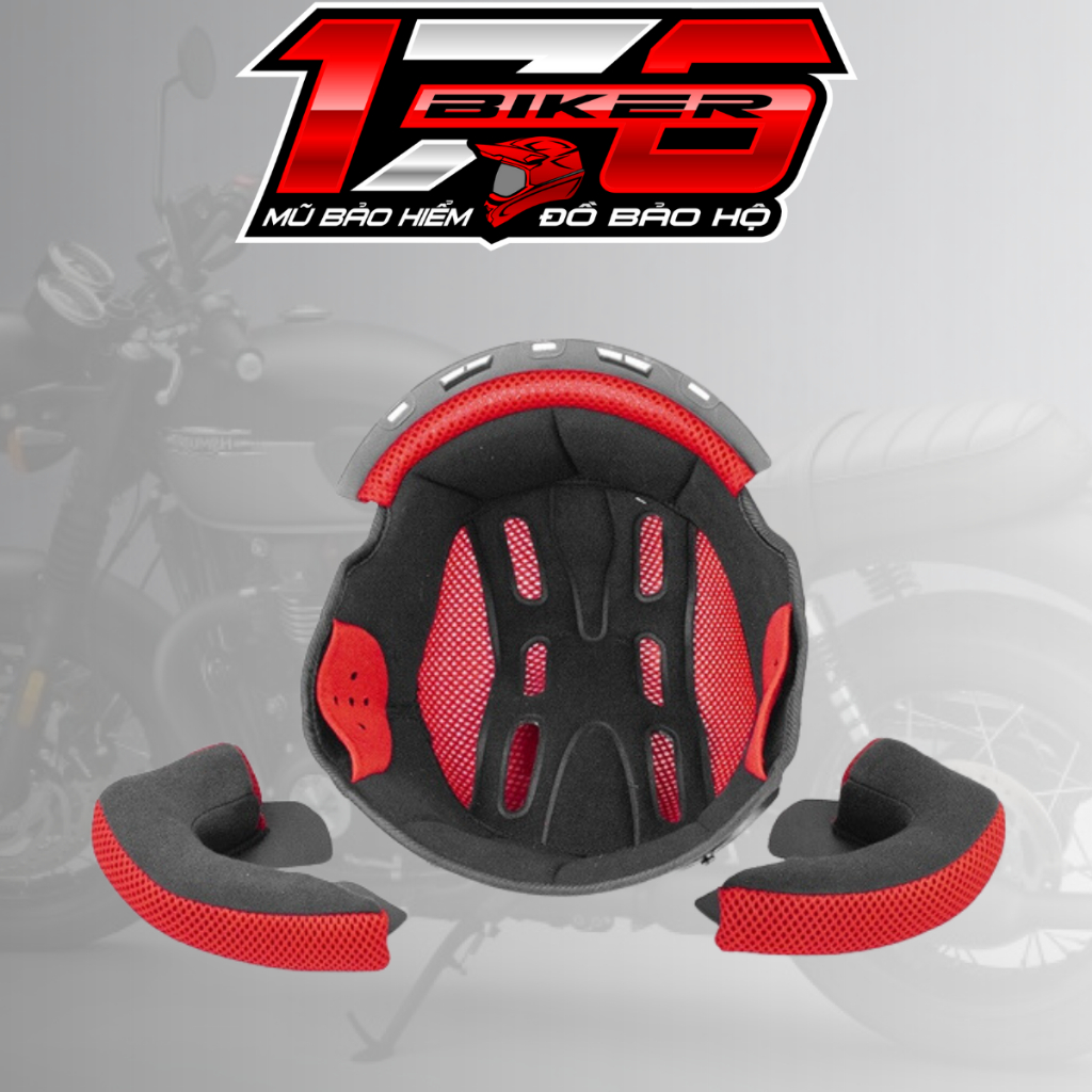 Lót mũ bảo hiểm 3/4 EGO E-41 (KHÔNG BAO GỒM MŨ) - BIKER 176 - Mũ bảo hiểm & Đồ bảo hộ Vũng Tàu