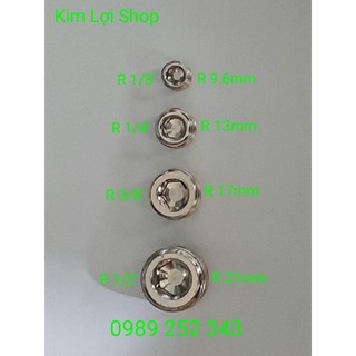 Bít thép lục giác xi trắng combo 50 cái