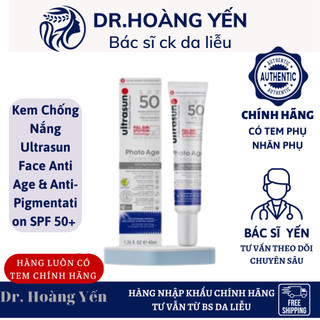Kem chống nắng ultrasun face anti age & anti-pigmentation spf 50+ chống lão hóa - bs yến