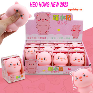 🌺 squishy heo hồng - đồ chơi squishy heo béo bóp chút chít đáng yêu xả stress 🌺
