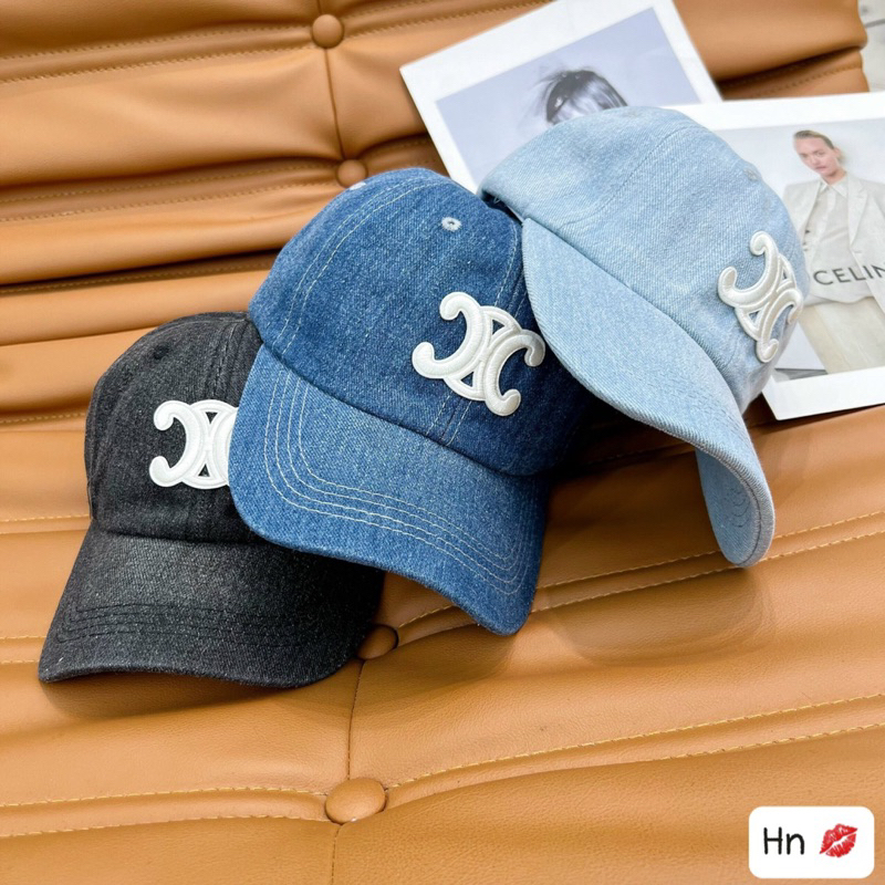 Set mũ bucket + mũ lưỡi trai, chất vải bò mềm, hàng qc