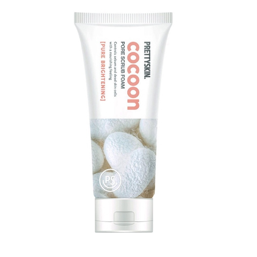 Sữa rửa mặt tẩy da chết Pretty Skin Cocoon Pore Scrub Foam 150ml