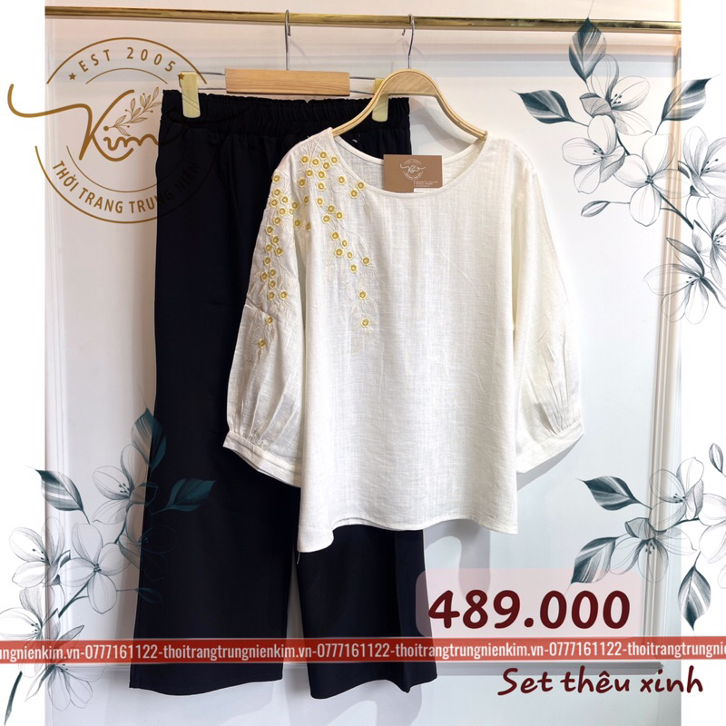Sét thêu xinh