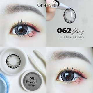 Lens Nâu/Xám YT3180, kính áp tròng đủ độ từ 0-6 diop (062)