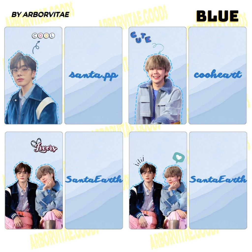 Set card "BLUE" - SantaEarth