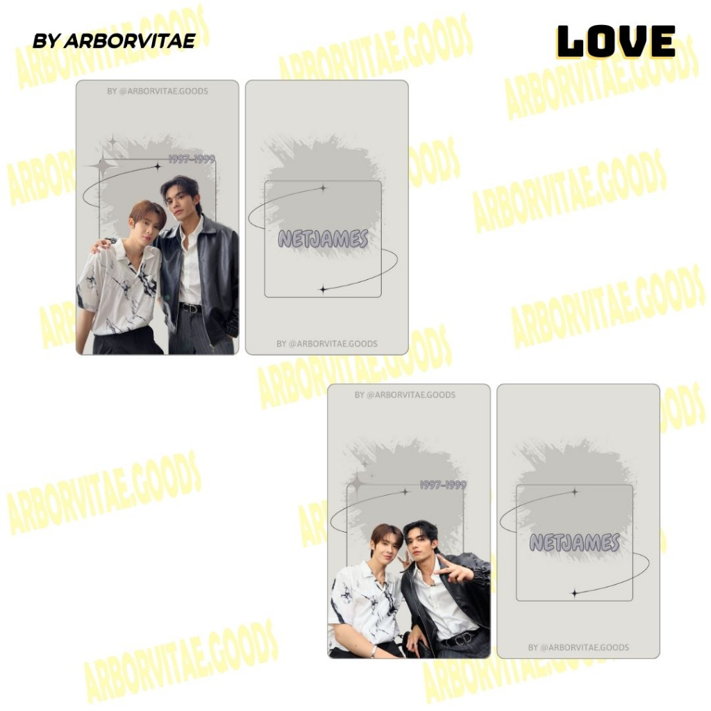 Set card "LOVE" - NetJames