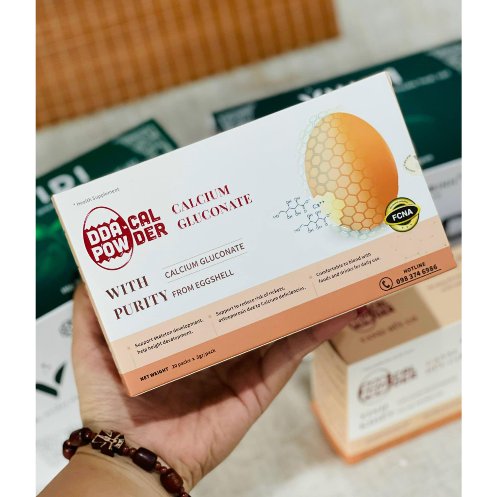 Canxi hữu cơ tinh khiết từ vỏ trứng gà