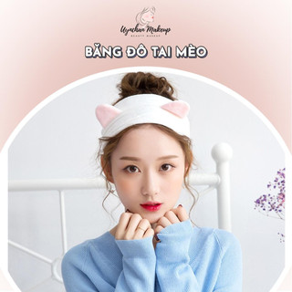 Băng đô turban tai mèo bờm tóc rửa mặt dễ thương thiết kế xinh xắn nhẹ nhàng siêu xinh Yasan