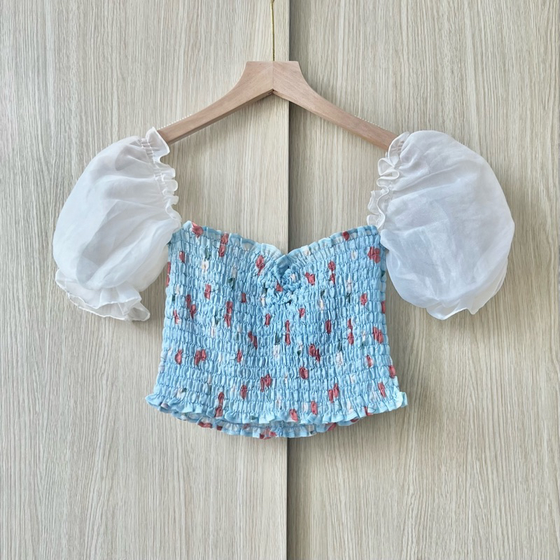Áo croptop Shebyshj (Freesize)
