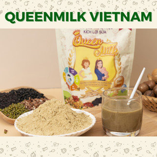 Ngũ cốc thảo mộc lợi sữa QUEENMILK Toa 1⚡ CHÍNH HÃNG ⚡Ngũ cốc kích sữa gồm 30 loại hạt Organic kết hợp thảo mộc [450gr]