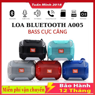 Loa Bluetooth Mini Nghe Nhạc Hay A005 Có Đèn LED RGB Nhấp Nháy Theo Nhạc Công Suất 5W Ấm Bass Mạnh Hỗ Trợ Thẻ Nhớ, USB