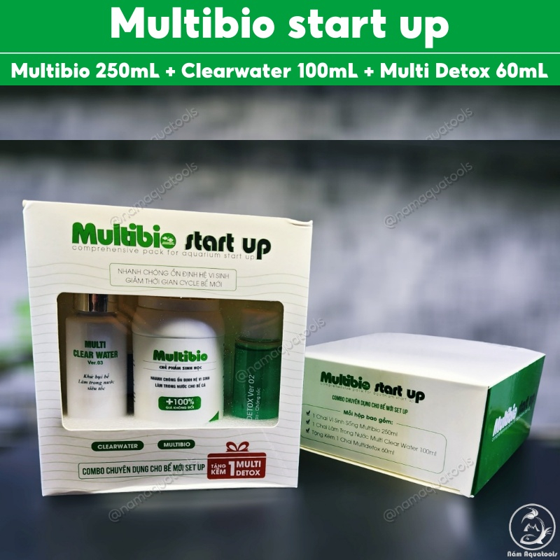 Multibio - Multi Start Up / Multi Startup | Bộ Vi Sinh Khởi Tạo - Xử Lý Nước Mới Cho Hồ Cá Thuỷ Sinh