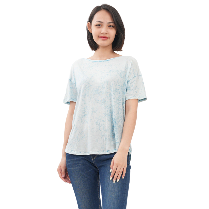 Áo phông nữ xuất dư chất vải cotton loang màu cực đẹp và lạ, áo thun nữ bigsize