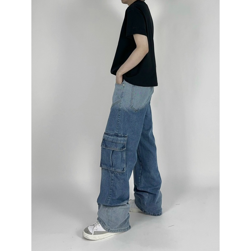 QUẦN JEANS TÚI HỘP NAM UNISEX