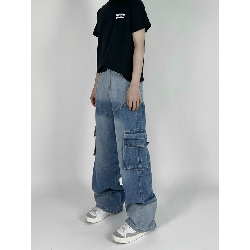 QUẦN JEANS TÚI HỘP NAM UNISEX